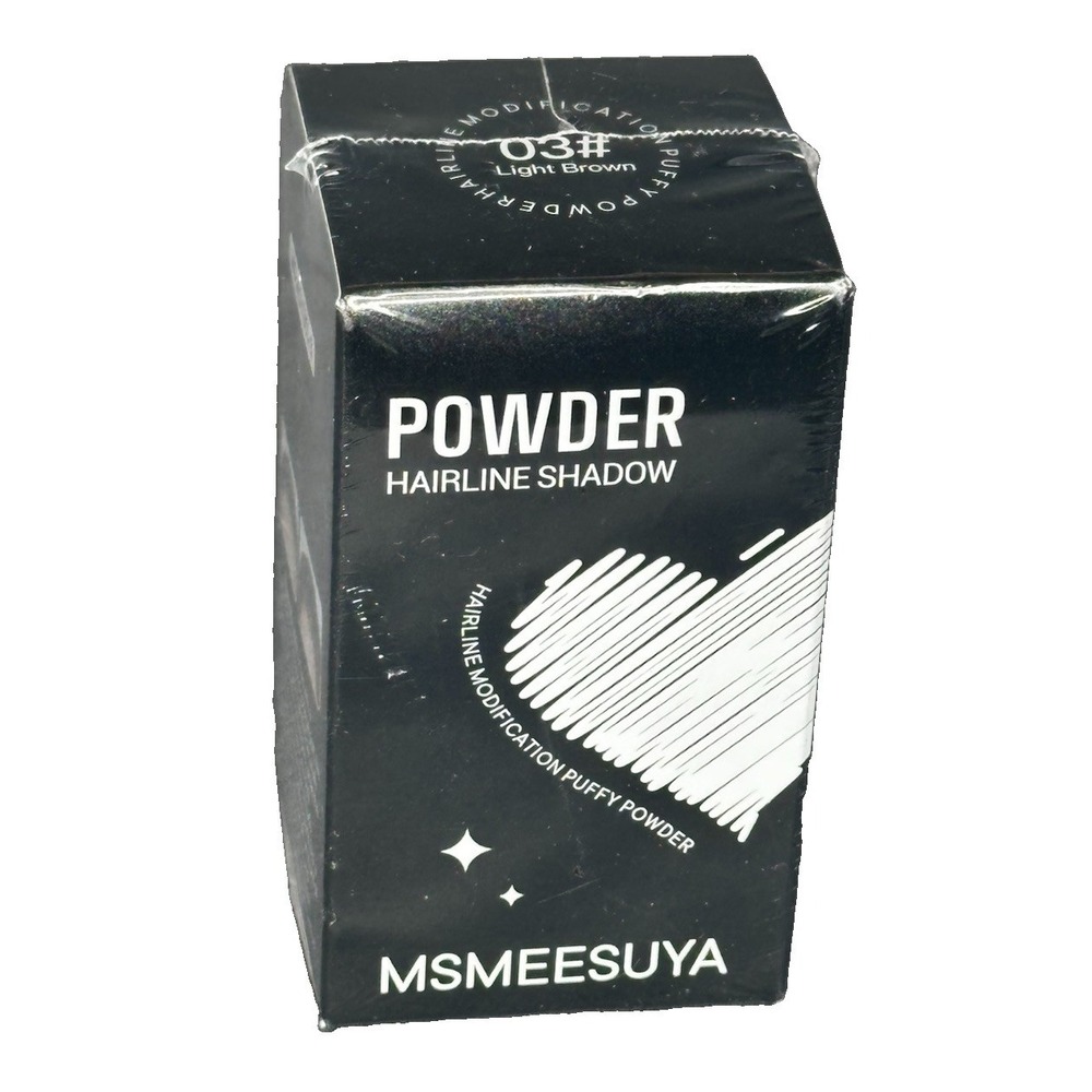 MSMEESUYA Hairline Shadow Powder For Hair #5 Light Brown Root Touch Up Cover NEW